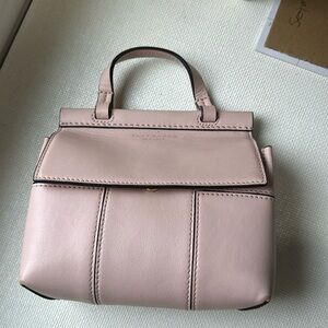 Tory Burch mini Block T Leather Pink Bag